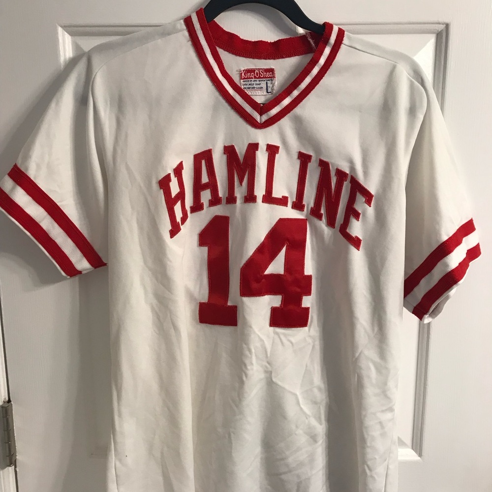 Hamline baseball jersey